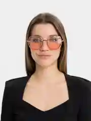 Пудровый очки солнцезащитные, женские