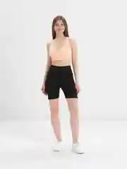 Черный велосипедки женские спортивные с карманом для смартфона, 2 цвета