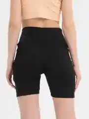 Черный велосипедки женские спортивные с карманом для смартфона, 2 цвета