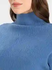 Индиго водолазка женская