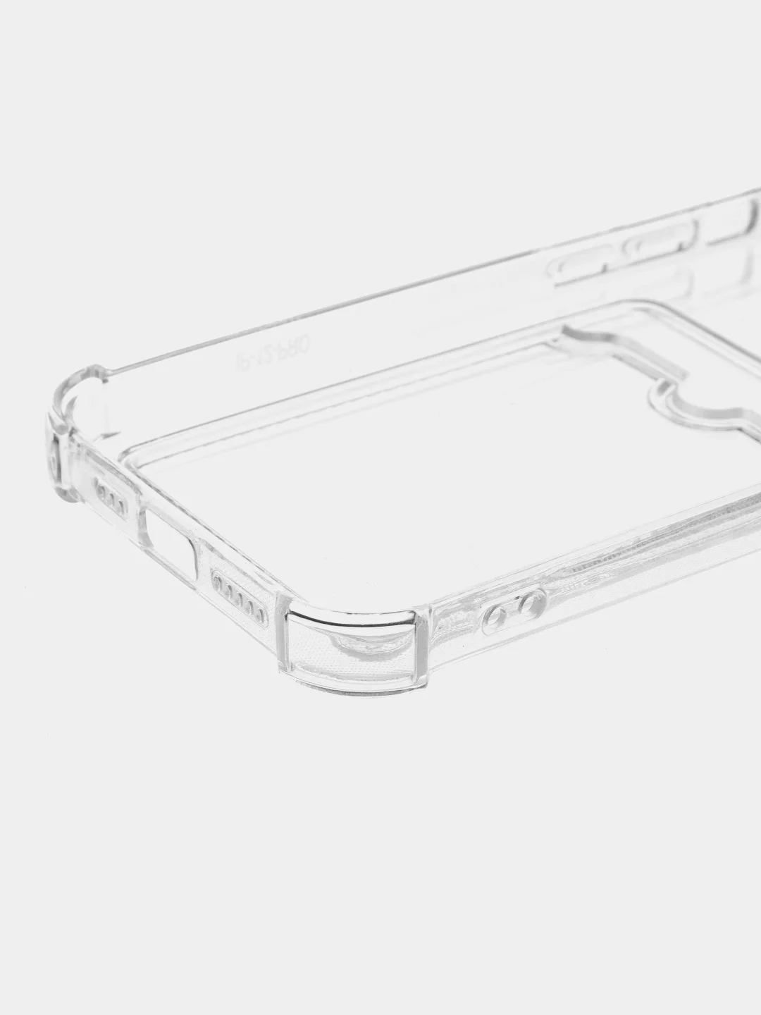 Марсала чехол для iPhone 12 Pro 6.1" Айфон 12 Про, прозрачный противоударный, с карманом для карты
