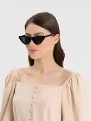 Красный очки солнцезащитные Кошачий глаз