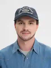 Синий меланж кепка унисекс