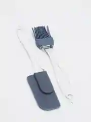 Индиго кулинарный набор для выпечки, кисточка и лопатка из силикона