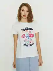 Белый футболка женская базовая полуприлегающего кроя CONCEPT CLUB
