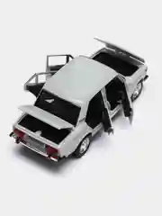 Белый машинка металлическая 1:24 ВАЗ-2106 Жигули 2413B, 21 см., инерционная, звук, свет