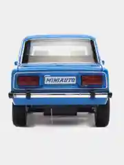 Синий машинка металлическая 1:24 ВАЗ-2106 Жигули 2413B, 21 см., инерционная, звук, свет
