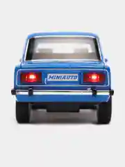 Синий машинка металлическая 1:24 ВАЗ-2106 Жигули 2413B, 21 см., инерционная, звук, свет