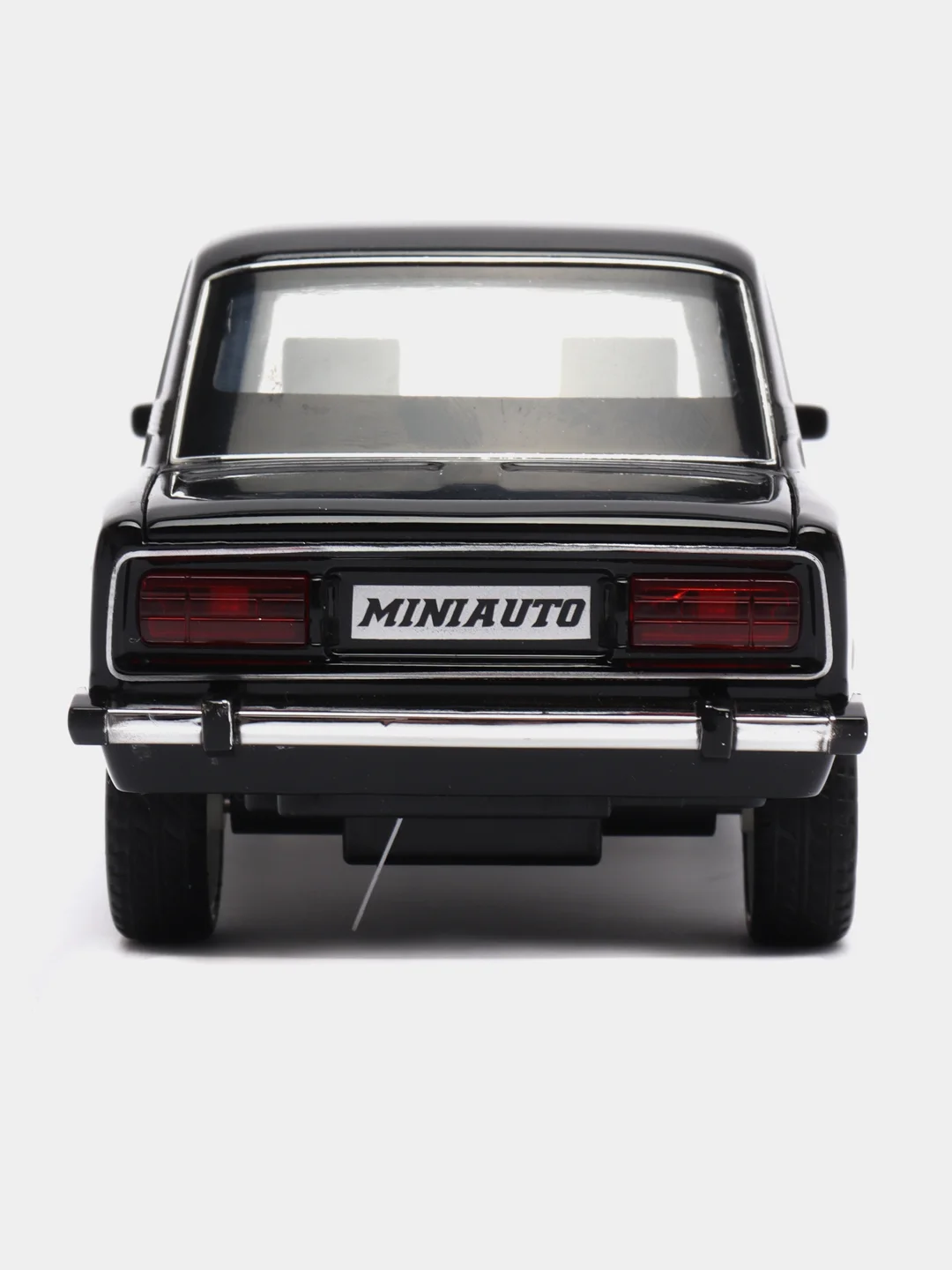 Черный машинка металлическая 1:24 ВАЗ-2106 Жигули 2413B, 21 см., инерционная, звук, свет