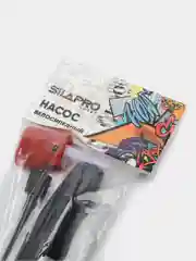 Серебряный насос для велосипеда