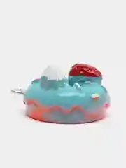 Лазурный подвеска-кулон "Пончик" для создания украшений, бусины сердечки, смайлики, для рукоделия