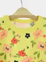 Желтый джемпер с начёсом для новорождённых