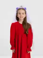 Пурпурный детская корона с фатой, диадема
