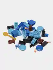 Тёмно-бирюзовый конструктор майнкрафт, дом на дереве, деревня Minecraft, дракон, остров сокровищ, крепость