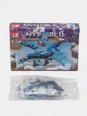 Тёмно-бирюзовый конструктор майнкрафт, дом на дереве, деревня Minecraft, дракон, остров сокровищ, крепость