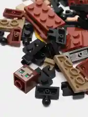 Тёмно-коричневый конструктор майнкрафт, дом на дереве, деревня Minecraft, дракон, остров сокровищ, крепость
