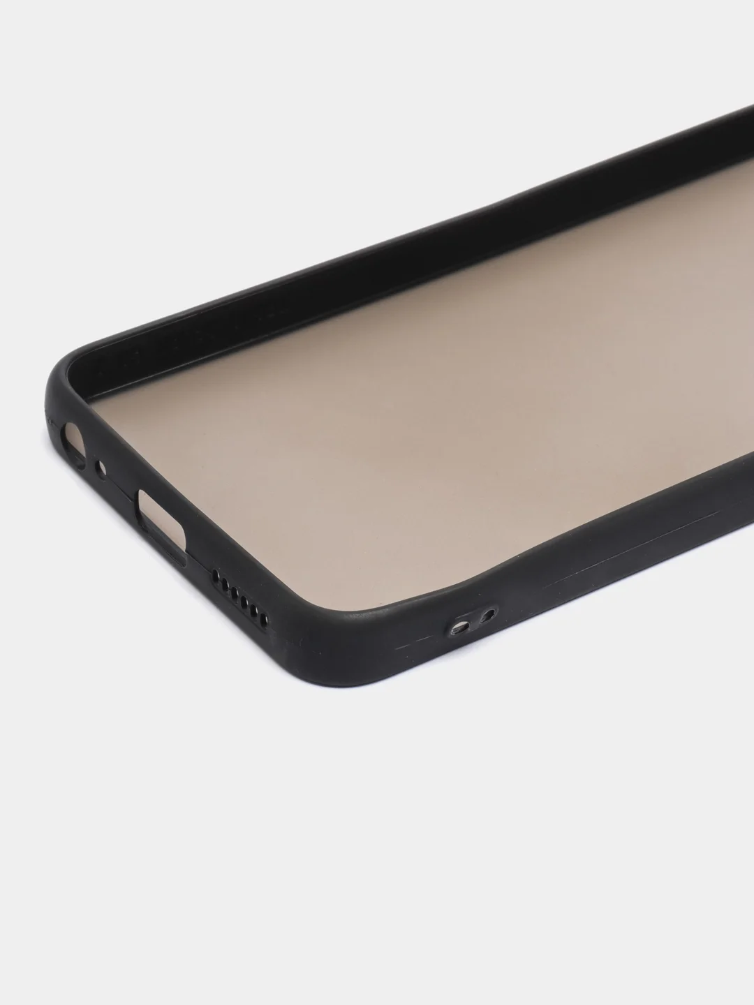 Черный чехол на Tecno Spark Go 2023, Pop 7, 7 Pro, Smart 7 пластиковый, матовый, с цветными кнопками