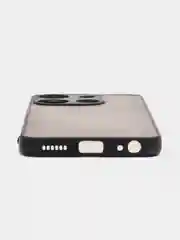 Черный чехол на Tecno Spark Go 2023, Pop 7, 7 Pro, Smart 7 пластиковый, матовый, с цветными кнопками