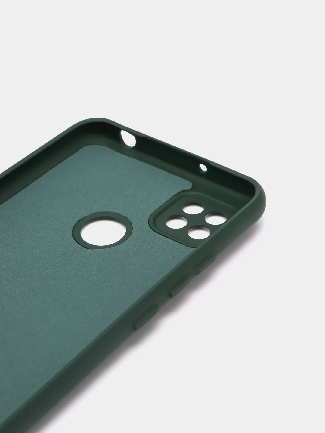 Тёмно-зелёный чехол Xiaomi Redmi 9C, Redmi 9C NFC, Redmi 10A (Редми 9С 9С НФС 10А)прозрачный силиконовый