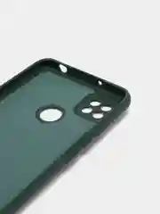 Тёмно-зелёный чехол Xiaomi Redmi 9C, Redmi 9C NFC, Redmi 10A (Редми 9С 9С НФС 10А)прозрачный силиконовый