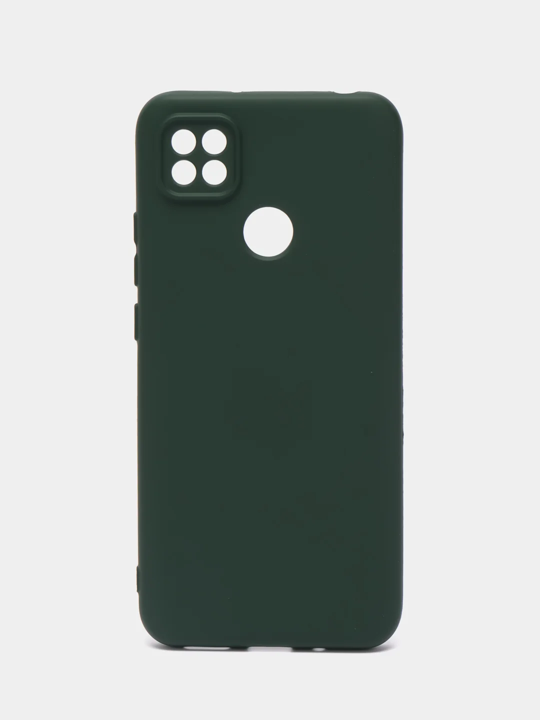 Тёмно-зелёный чехол Xiaomi Redmi 9C, Redmi 9C NFC, Redmi 10A (Редми 9С 9С НФС 10А)прозрачный силиконовый