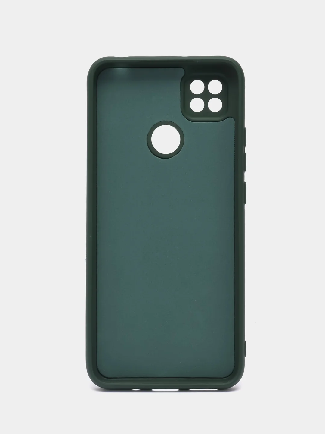 Тёмно-зелёный чехол Xiaomi Redmi 9C, Redmi 9C NFC, Redmi 10A (Редми 9С 9С НФС 10А)прозрачный силиконовый