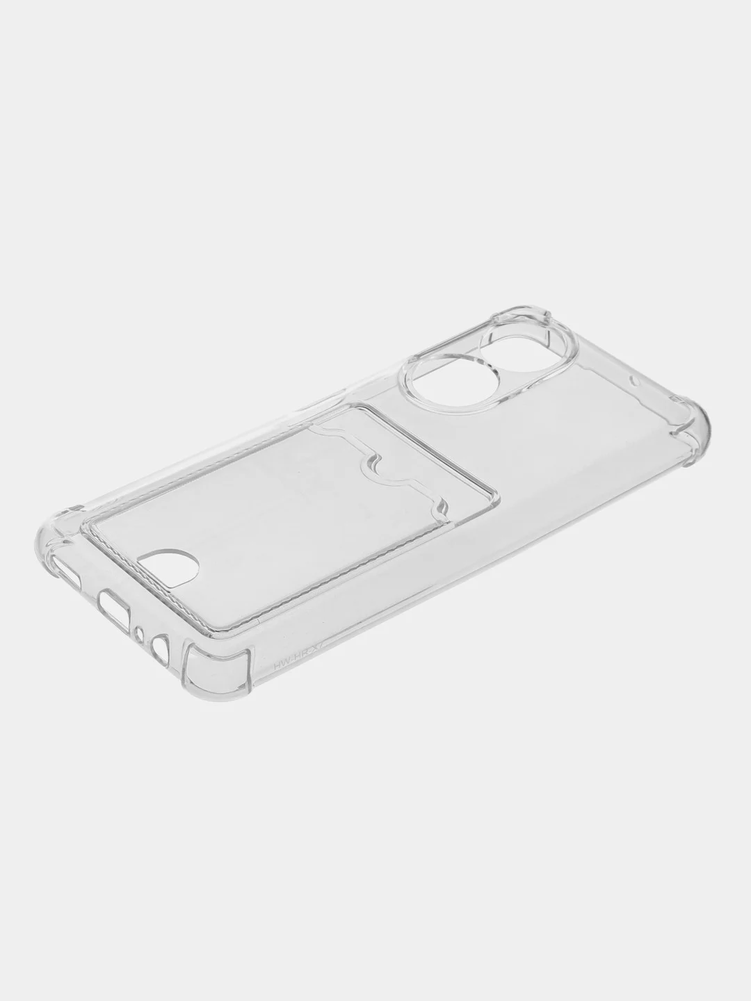 Марсала чехол для Huawei Honor X7 (Хуавей Хонор Х7), прозрачный, с карманом для карты