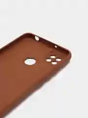 Коричневый чехол Xiaomi Redmi 9C, Redmi 9C NFC, Redmi 10A (Редми 9С 9С НФС 10А)прозрачный силиконовый