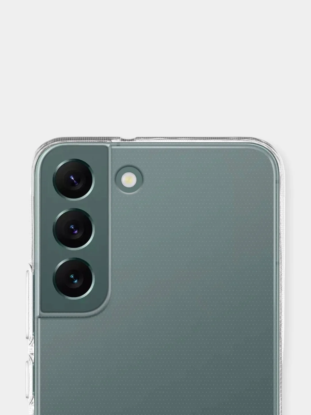 Чехол Samsung Galaxy S22 (Самсунг Галакси С22) прозрачный, силиконовый ...