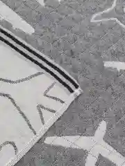 Серебряный полотенце банное, пляжное, лицевое, хлопковое, стеганное "Самолеты и звезды", 69 х 133 и 50 х 89