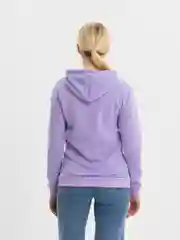 Сиреневый худи монотонная