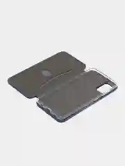 Синий чехол-книжка для Samsung Galaxy A 41, экокожа (Самсунг А 41) A41
