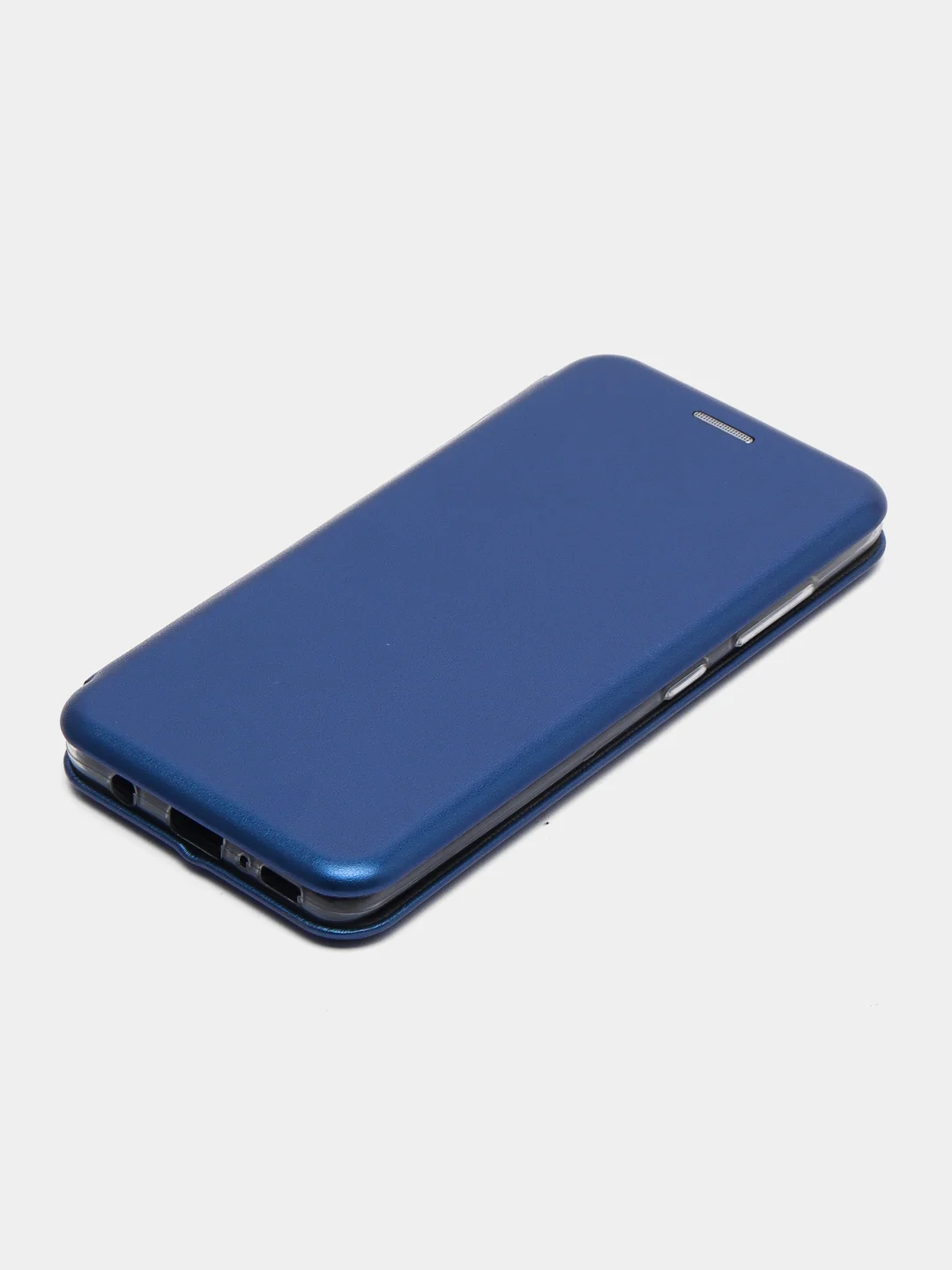 Синий чехол-книжка для Samsung Galaxy A 41, экокожа (Самсунг А 41) A41