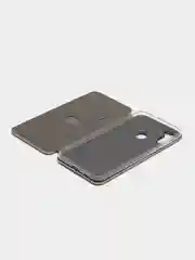 Золотой чехол-книжка для Samsung Galaxy A11, экокожа (Самсунг А11)