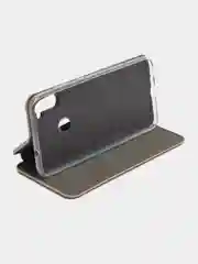 Золотой чехол-книжка для Samsung Galaxy A11, экокожа (Самсунг А11)