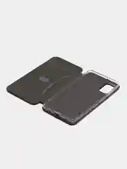 Бордовый чехол-книжка для Samsung Galaxy A 41, экокожа (Самсунг А 41) A41