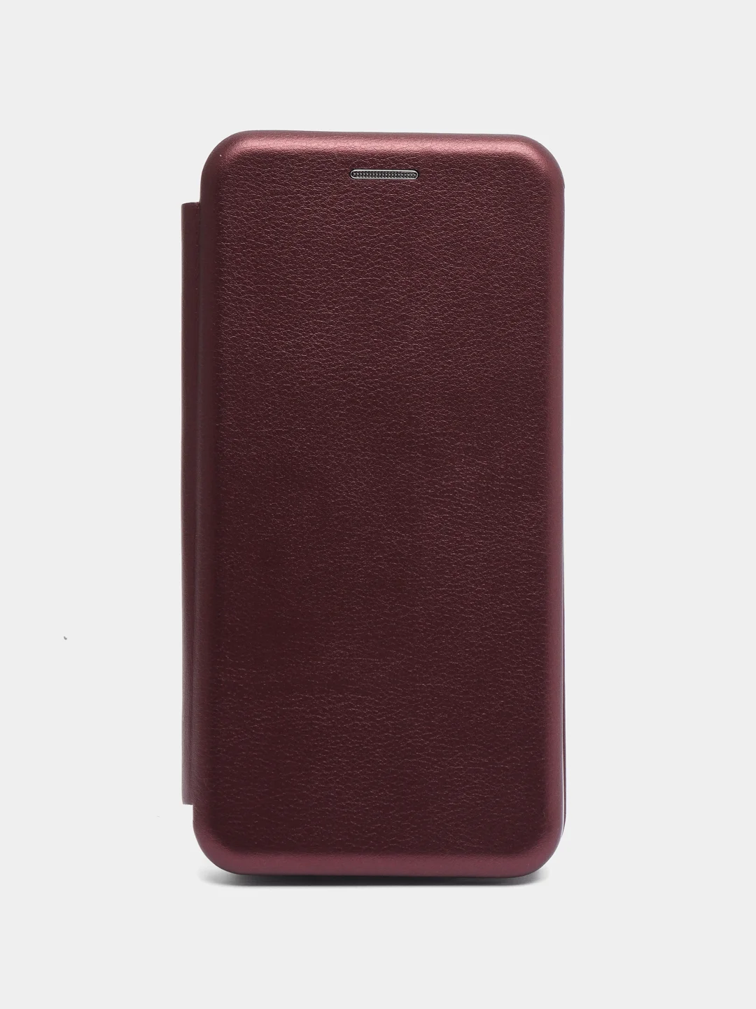 Бордовый чехол-книжка для Samsung Galaxy A 41, экокожа (Самсунг А 41) A41