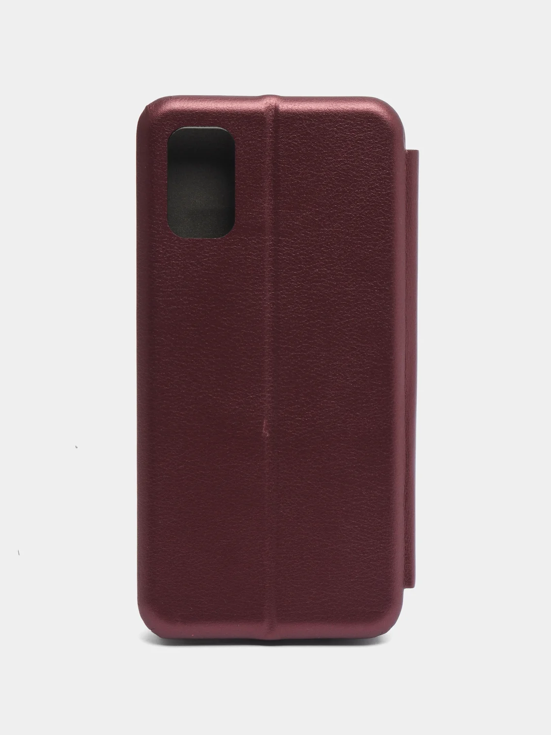 Бордовый чехол-книжка для Samsung Galaxy A 41, экокожа (Самсунг А 41) A41