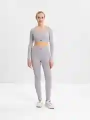 Серый меланж костюм спортивный