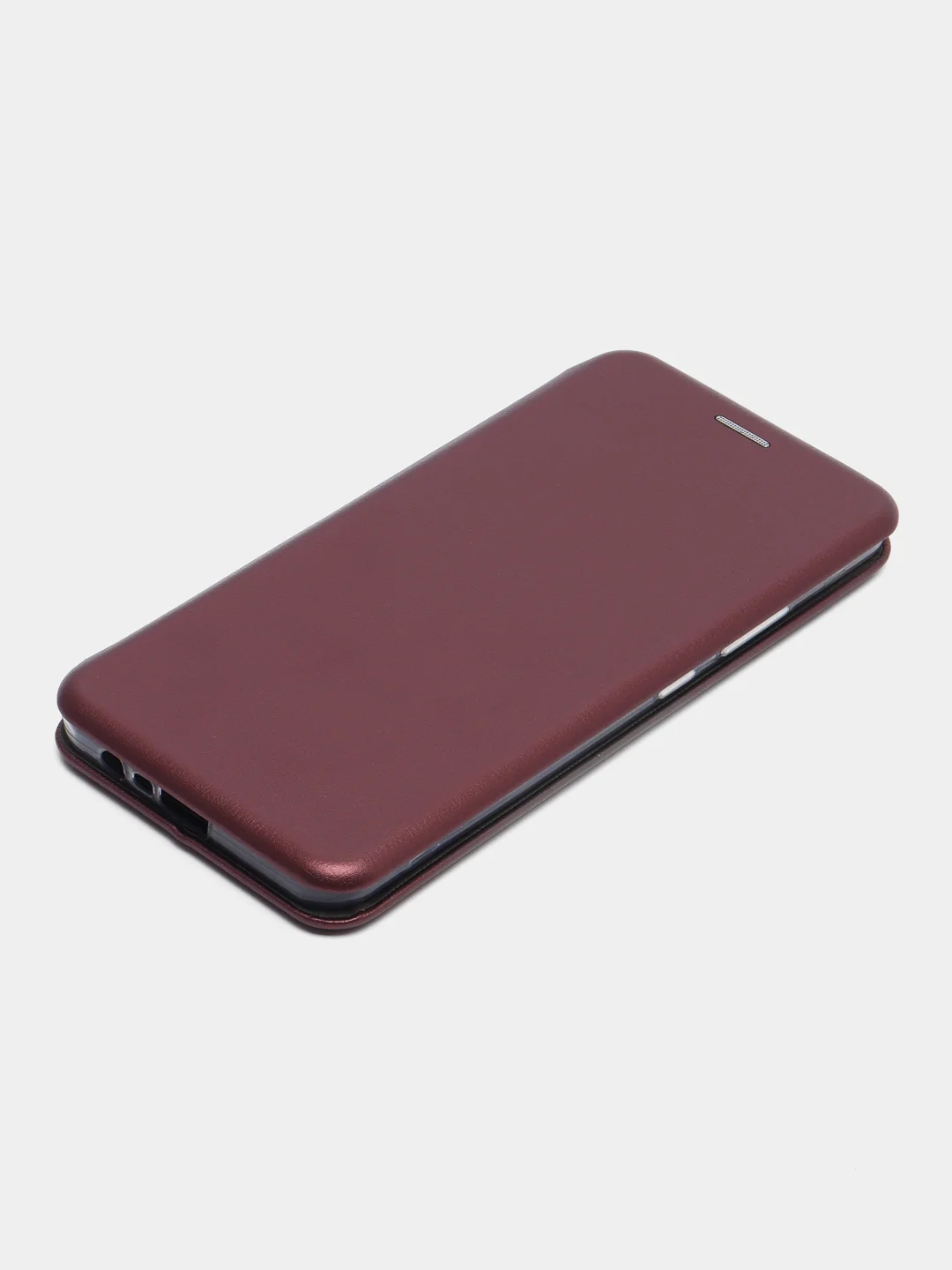 Бордовый чехол книжка для Realme C11, Реалми С11