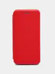 Красный чехол-книжка для Samsung Galaxy A 41, экокожа (Самсунг А 41) A41