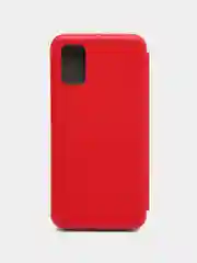 Красный чехол-книжка для Samsung Galaxy A 41, экокожа (Самсунг А 41) A41