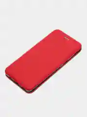Красный чехол-книжка для Samsung Galaxy A 41, экокожа (Самсунг А 41) A41