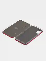 Красный чехол-книжка для Samsung Galaxy A 41, экокожа (Самсунг А 41) A41