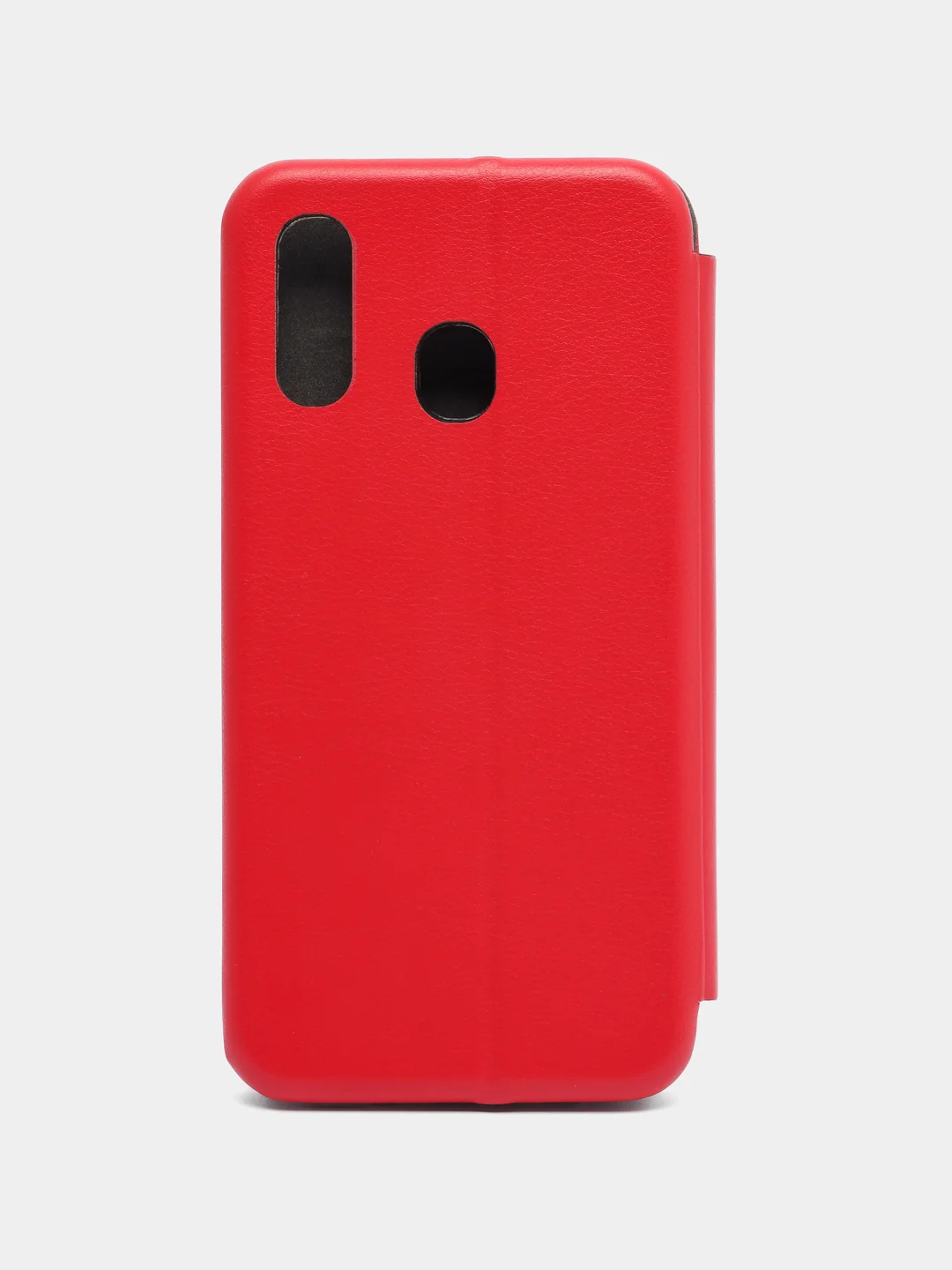 Красный чехол-книжка для Samsung Galaxy A 40 (Самсунг А 40), экокожа