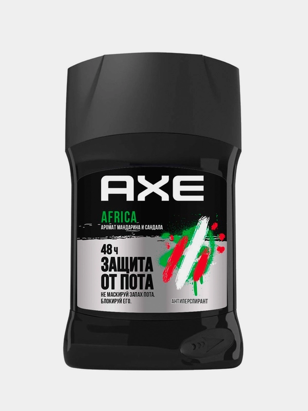 Антиперспирант карандаш AXE Africa, аромат мандарина и сандала, 50 мл