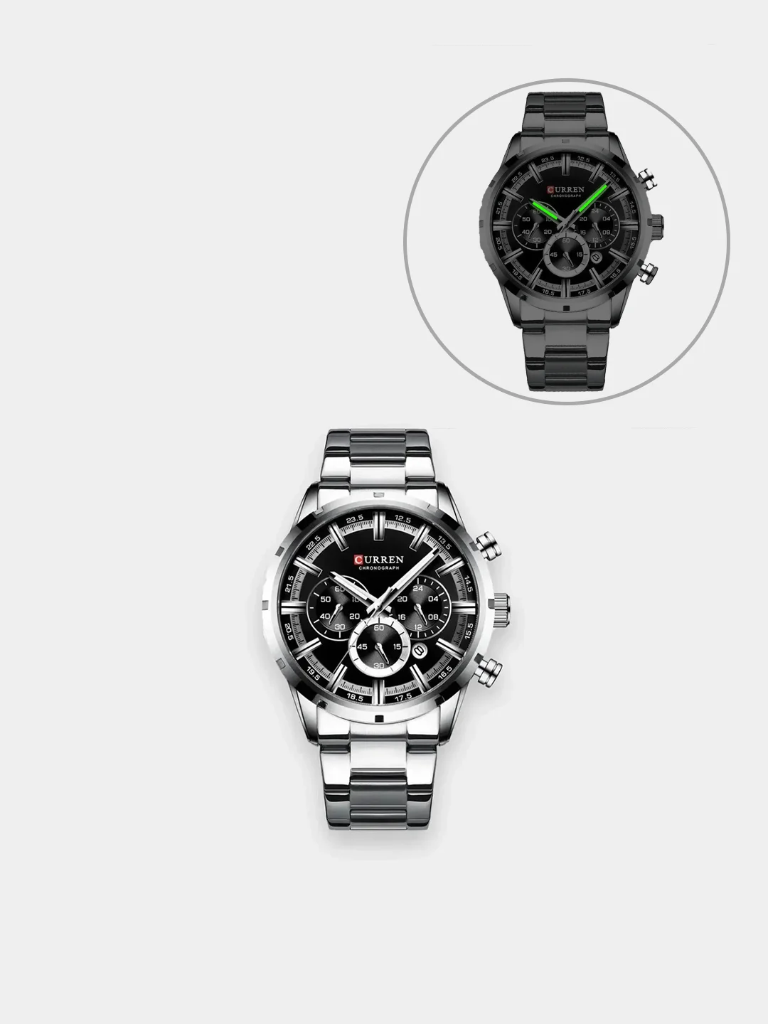 Черный мужские часы Curren 8355