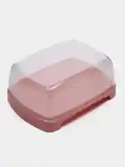 Розовый масленка с крышкой, для хранения масла и сервировки стола