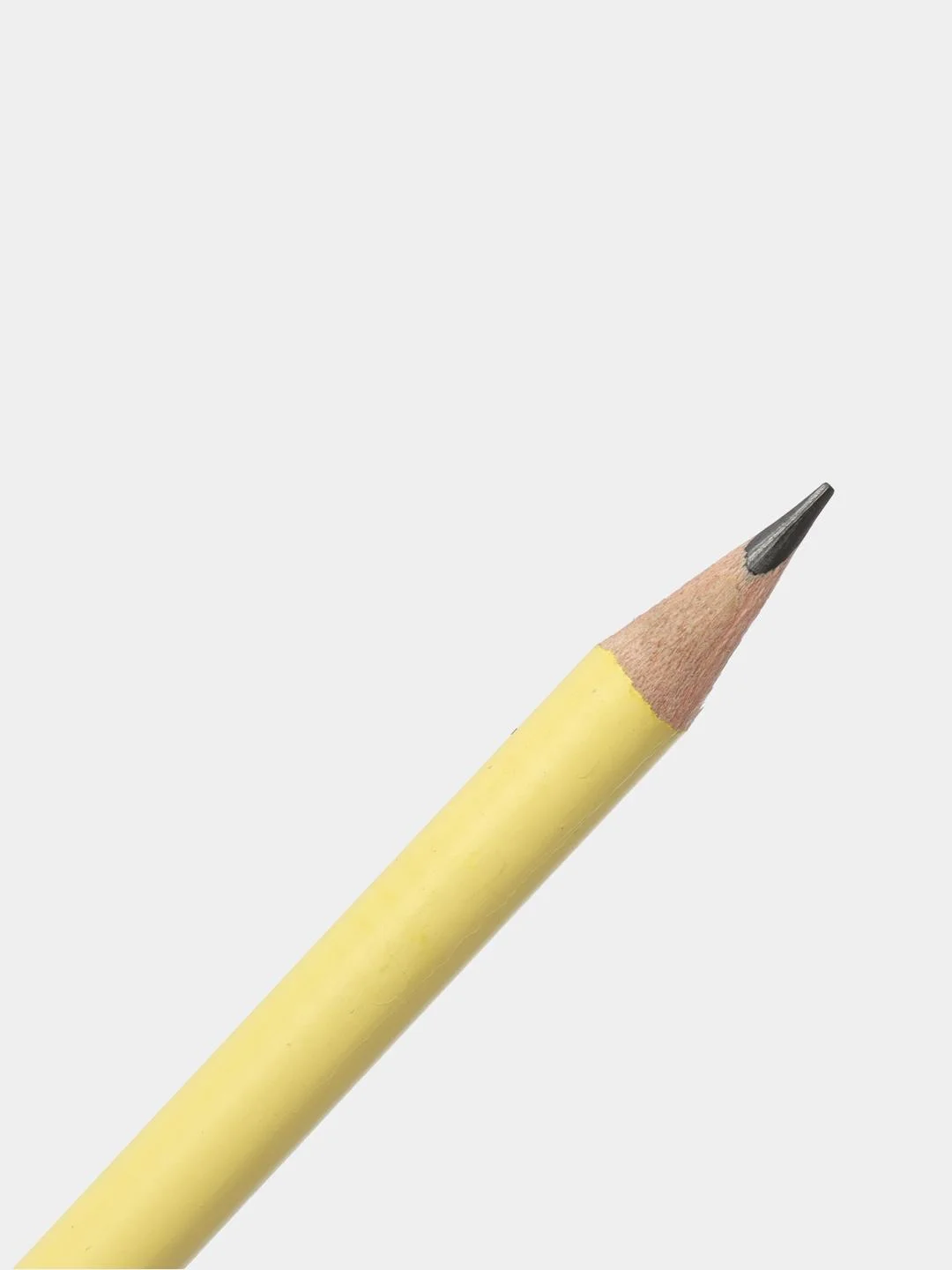 Лимонный простой карандаш чернографитный "Pastel Premium"