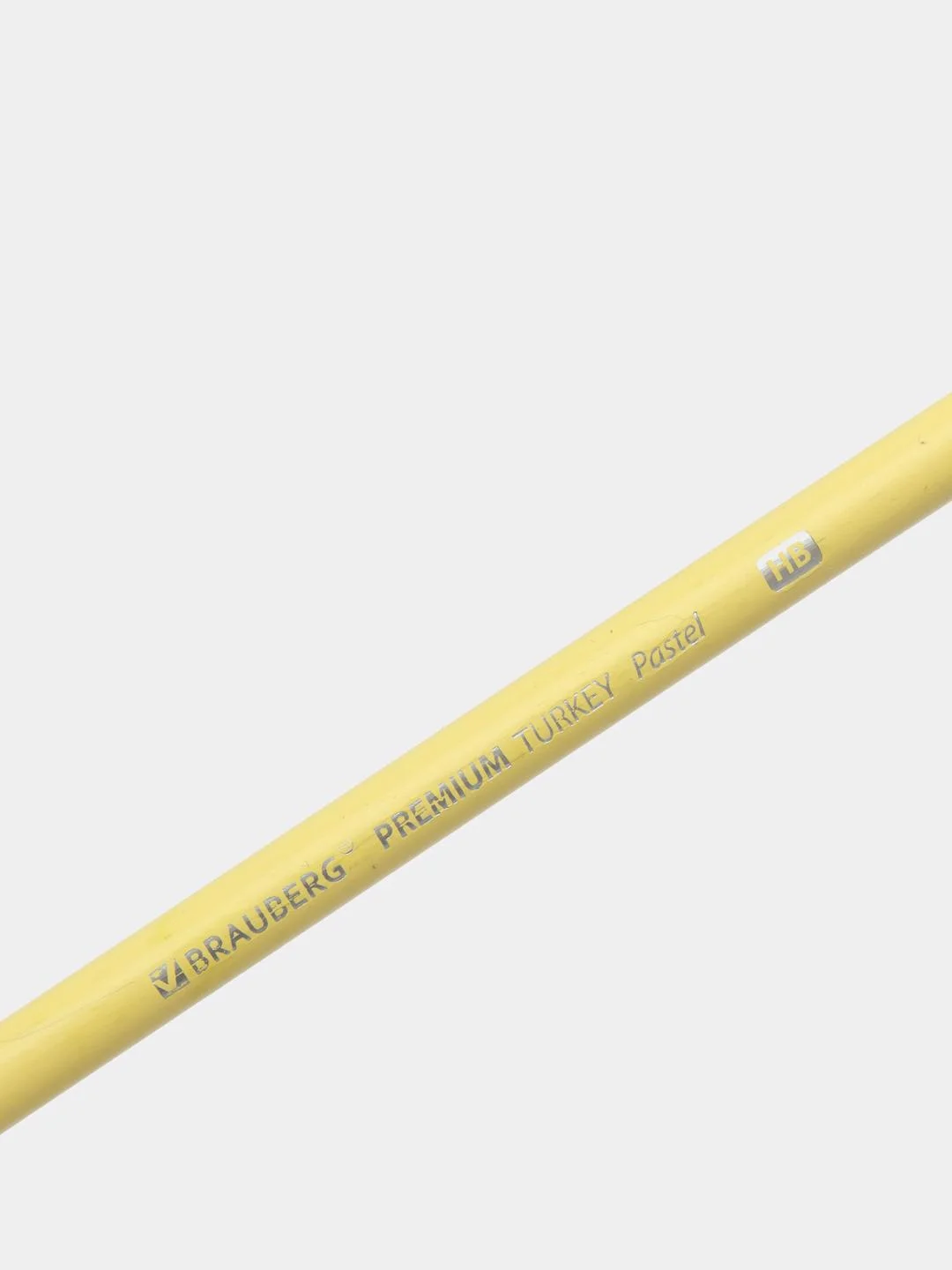 Лимонный простой карандаш чернографитный "Pastel Premium"